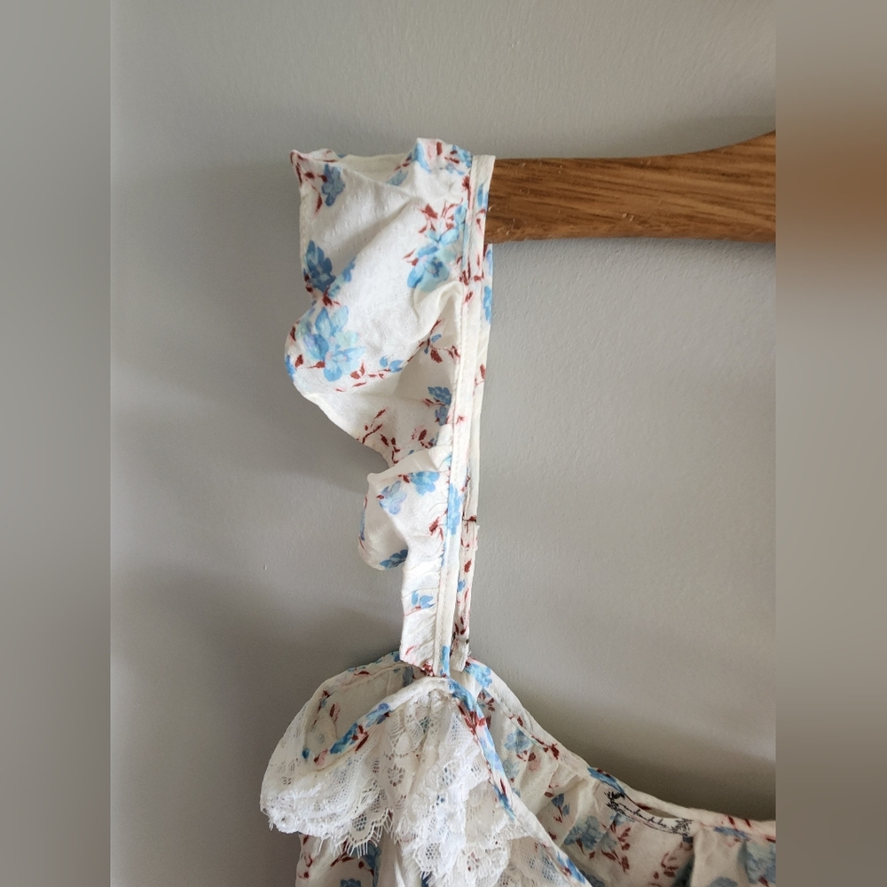 NWT FREE PEOPLE Take It Away Bodysuit size medium floral Womens - Picture 6 of 13